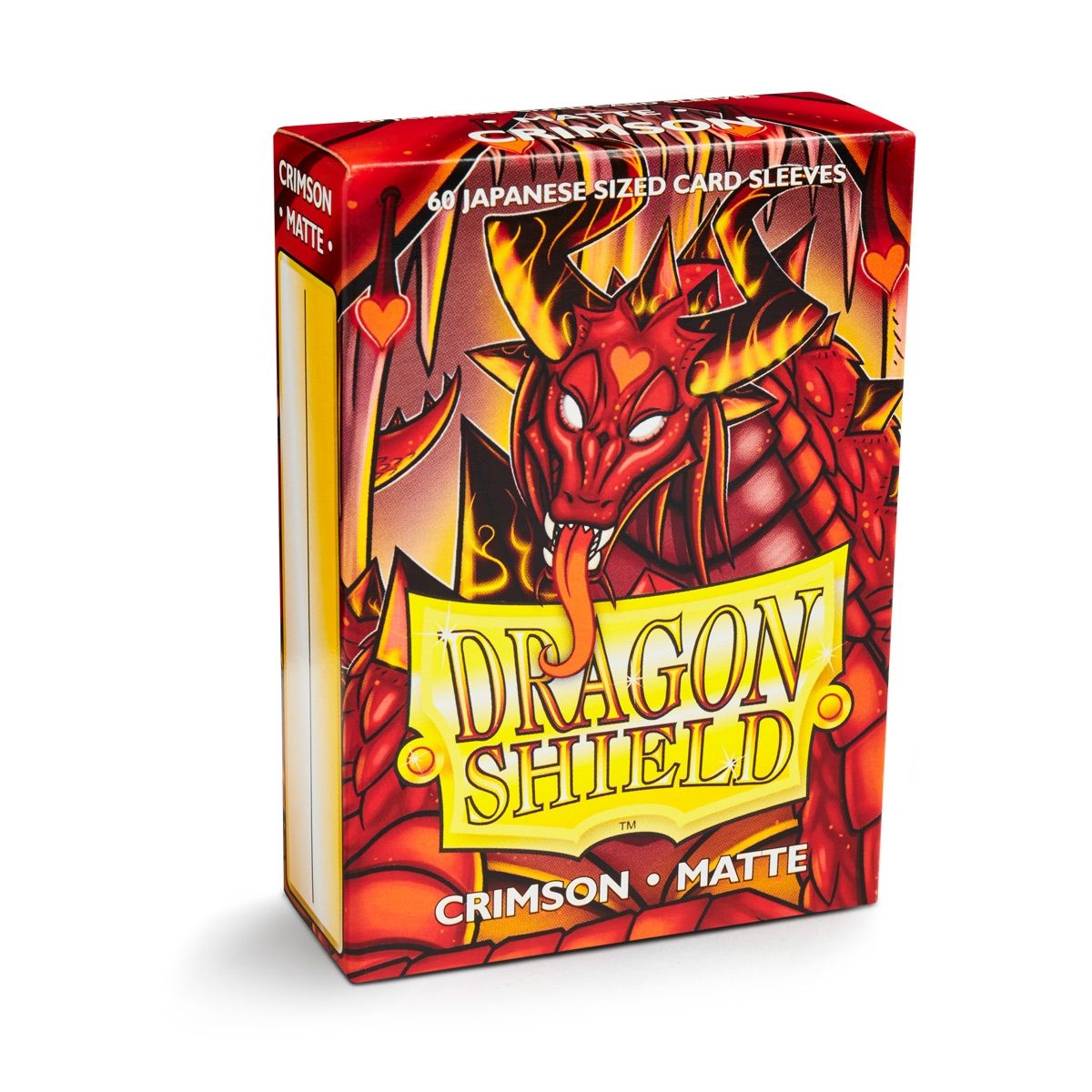 Image for Dragon Shield Matte Japanese Sleeves - Crimson (60-Pack) - Card Sleeves