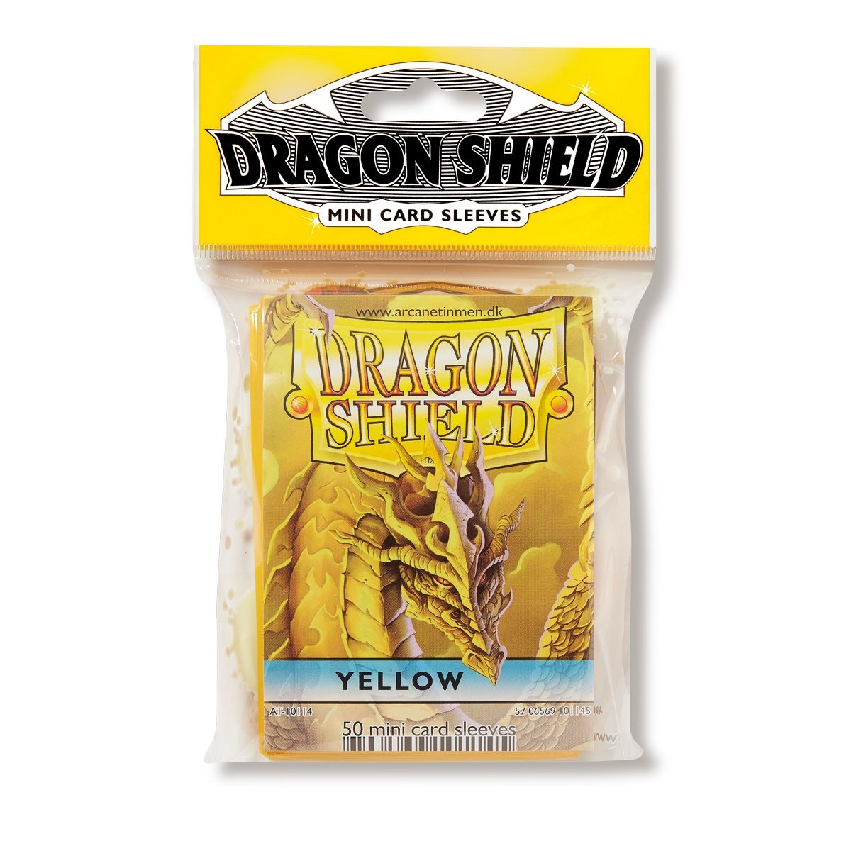 Image for Dragon Shield Japanese Sleeves - Yellow (50-Pack) - Card Sleeves
