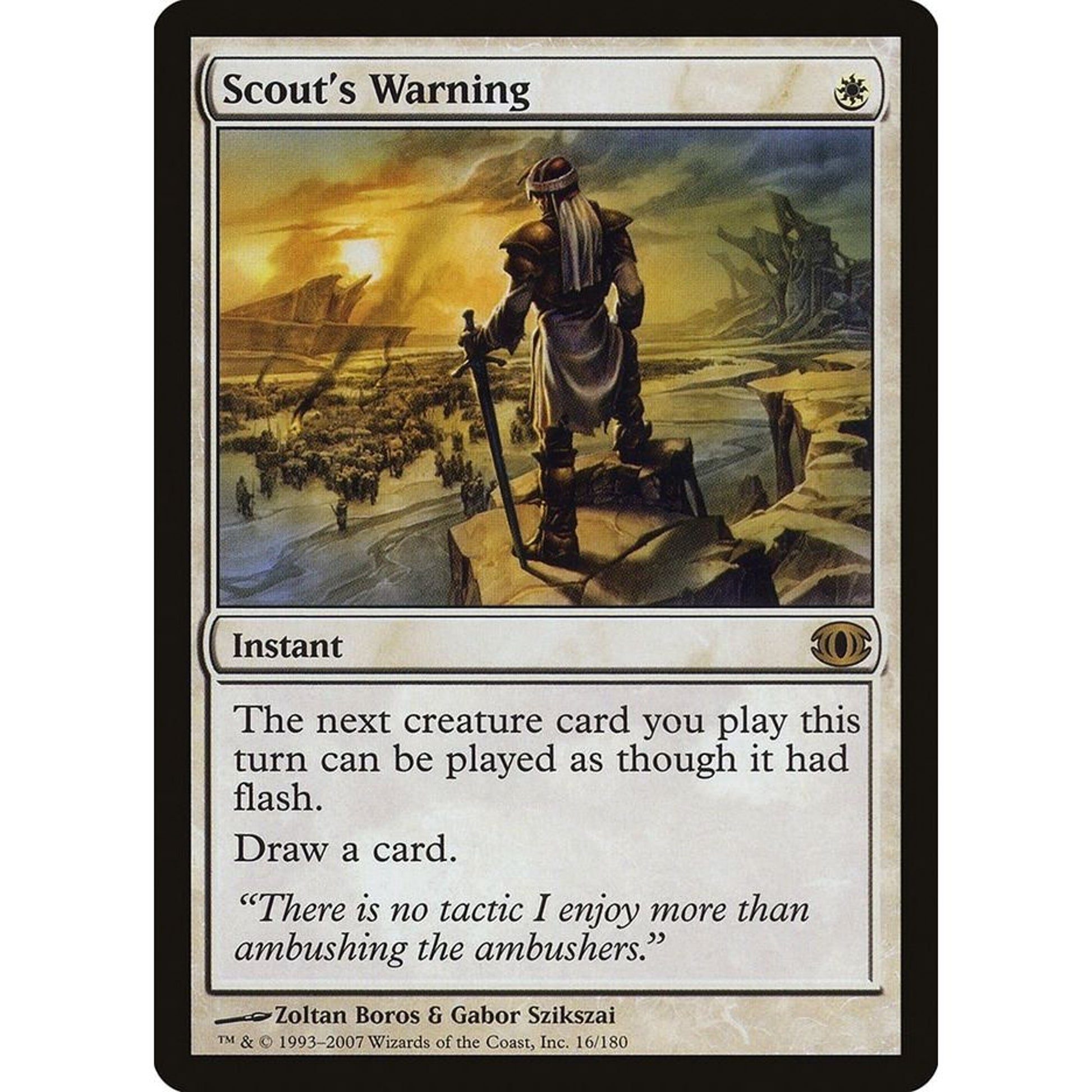 Image for Scout's Warning (16) (FUT) - Magic: The Gathering