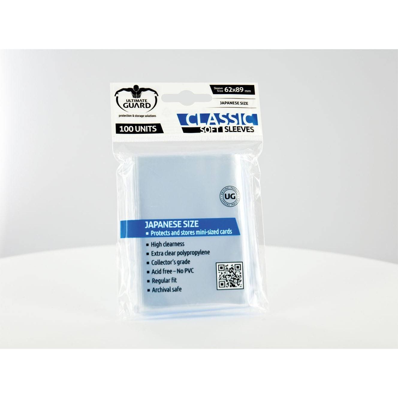Image for Gloss Sleeve - Classic Soft Sleeves Japanese Clear (100-Pack) - Card Sleeves