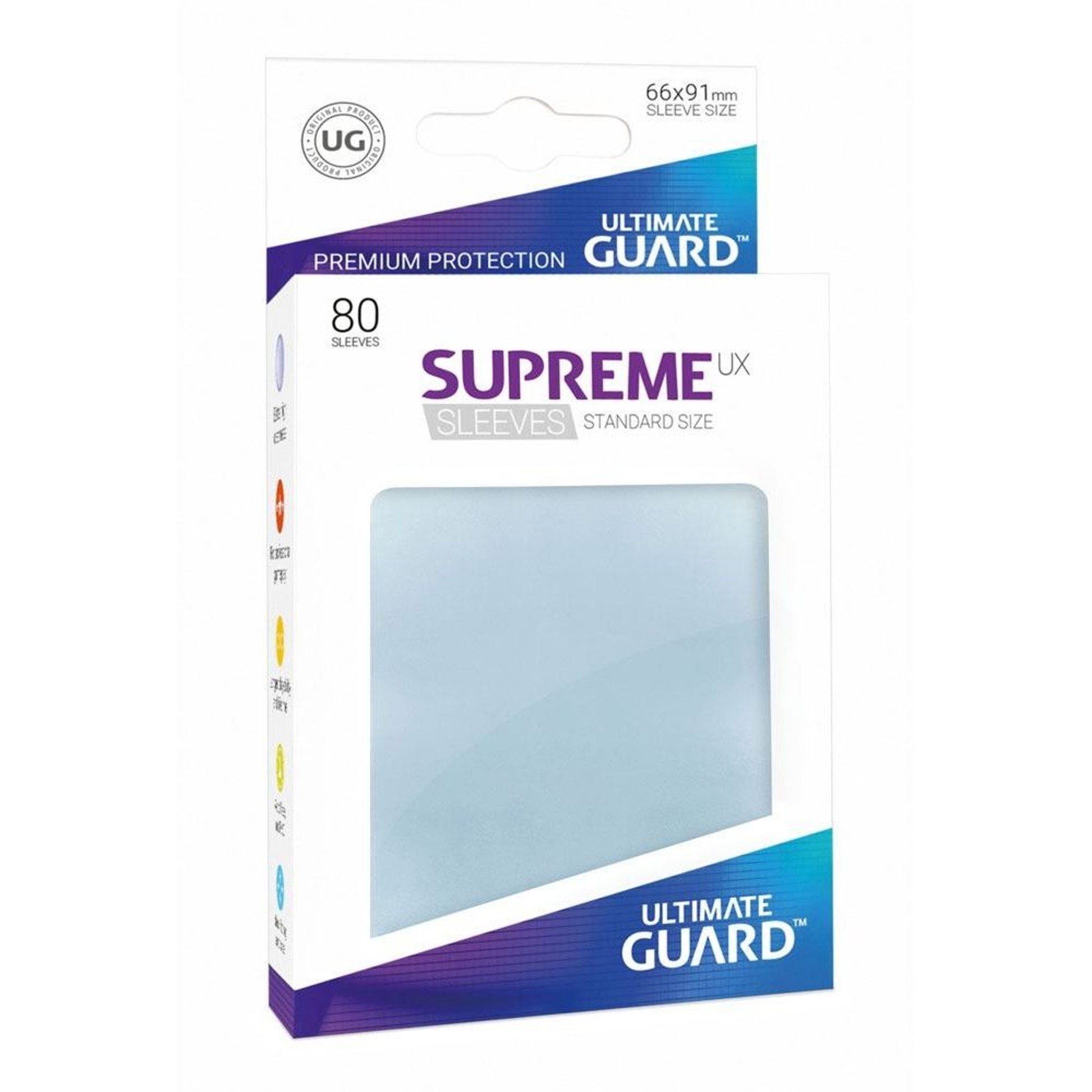Image for Gloss Sleeve - Supreme UX Sleeves Clear (80-Pack) - Card Sleeves
