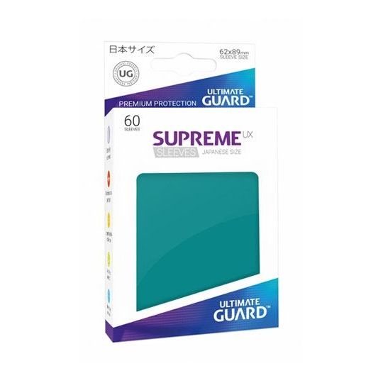 Image for Gloss Sleeve - Supreme UX Sleeves Japanese Petrol Blue (60-Pack) - Card Sleeves