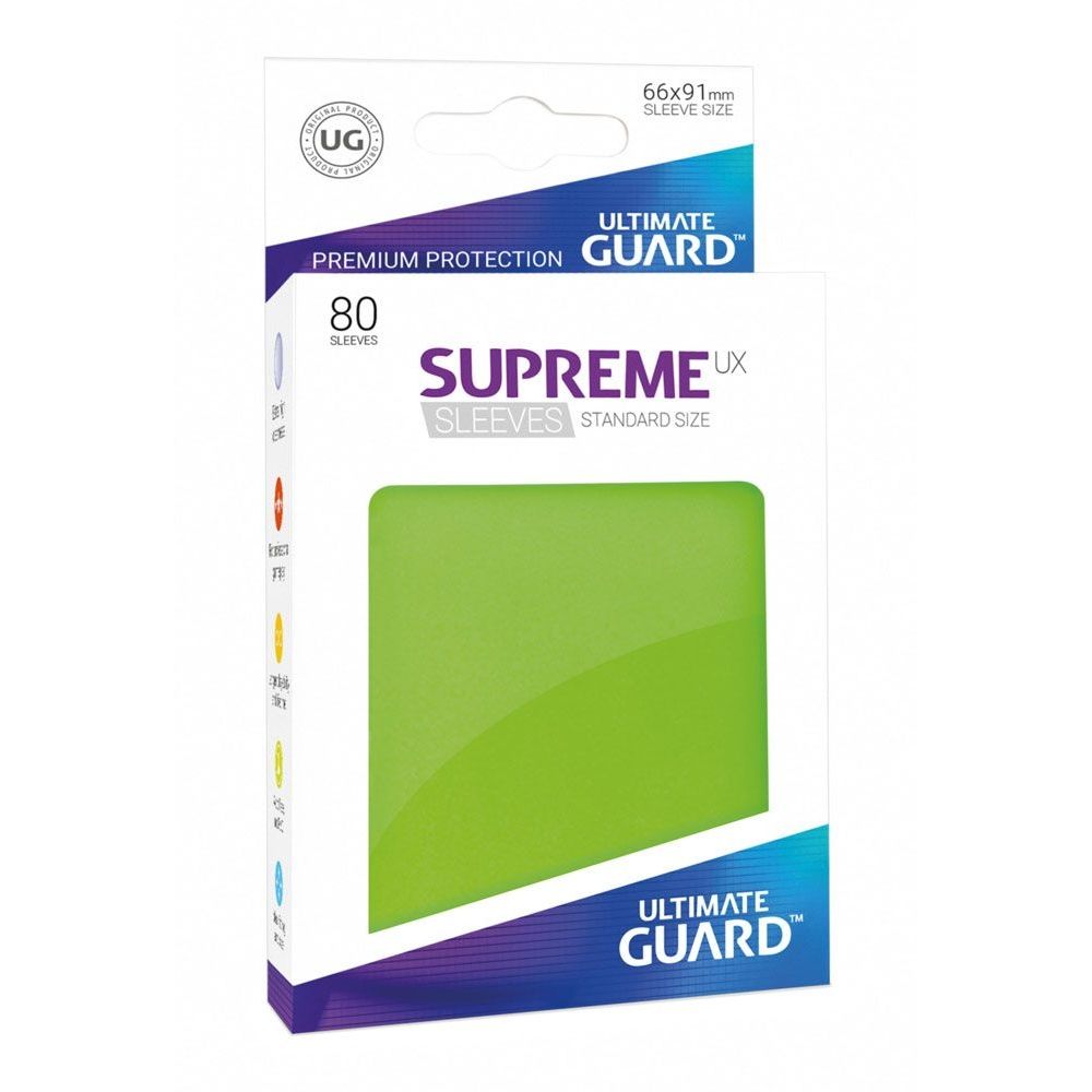 Image for Gloss Sleeve - Supreme UX Sleeves Light Green (80-Pack) - Card Sleeves