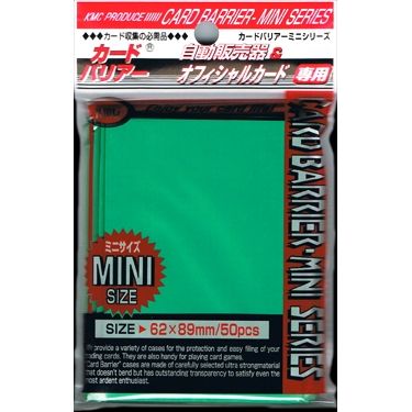 Image for KMC Card Barrier - Mini Series - Super Green (50-Pack) - Card Sleeves