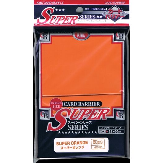 Image for KMC Card Barrier - Super Series - Super Orange (80-Pack) - Card Sleeves