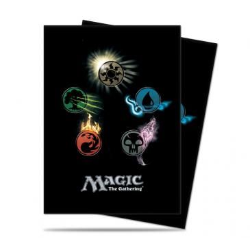 Image for Mana 4 - Symbols - Standard Deck Protectors for Magic (80-Pack) - Card Sleeves