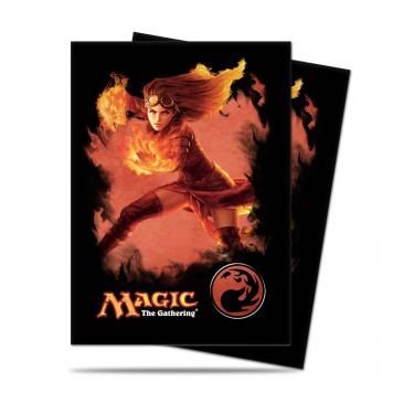 Image for Mana 4 Planeswalker - Chandra Standard Deck Protectors for Magic (80-Pack) - Card Sleeves