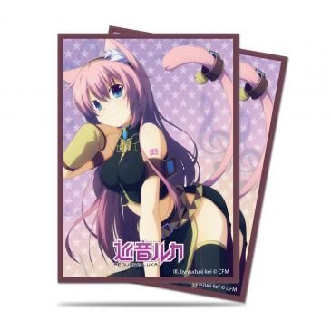 Image for Megurine Luka Nekomimi Deck Protector sleeves 50-count (50-Pack) - Card Sleeves