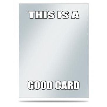 Image for Memes: Good Card Standard Sleeve Covers (50-Pack) - Card Sleeves