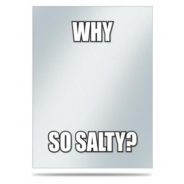 Image for Memes: Why So Salty? Sleeve Covers (50-Pack) - Card Sleeves