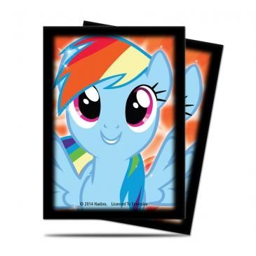 Image for My Little Pony Rainbow Dash Deck Protector Sleeves (65-Pack) - Card Sleeves