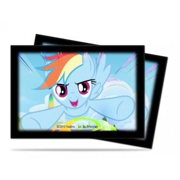 Image for My Little Pony Small Size Deck Protector Sleeves - Rainbow Dash (60-Pack) - Card Sleeves