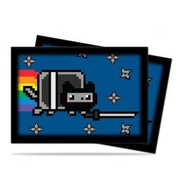 Image for NyaNinja Cat Small Deck Protectors (60-Pack) - Card Sleeves