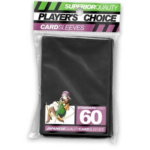 Image for Player's Choice Standard Card Sleeves - Black (60-Pack) - Card Sleeves