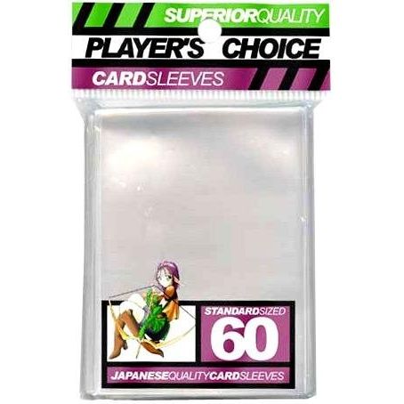 Image for Player's Choice Standard Card Sleeves - Clear (60-Pack) - Card Sleeves