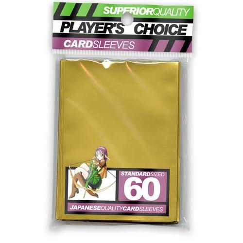 Image for Player's Choice Standard Card Sleeves - Gold (60-Pack) - Card Sleeves