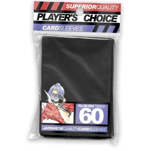 Image for Player's Choice Yu-Gi-Oh! Card Sleeves - Black (60-Pack) - Card Sleeves