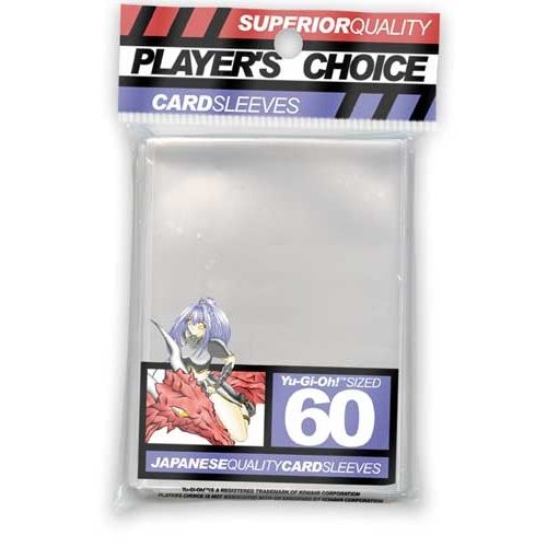 Image for Player's Choice Yu-Gi-Oh! Card Sleeves - Clear (60-Pack) - Card Sleeves