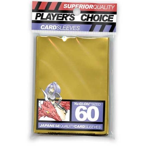 Image for Player's Choice Yu-Gi-Oh! Card Sleeves - Gold (60-Pack) - Card Sleeves