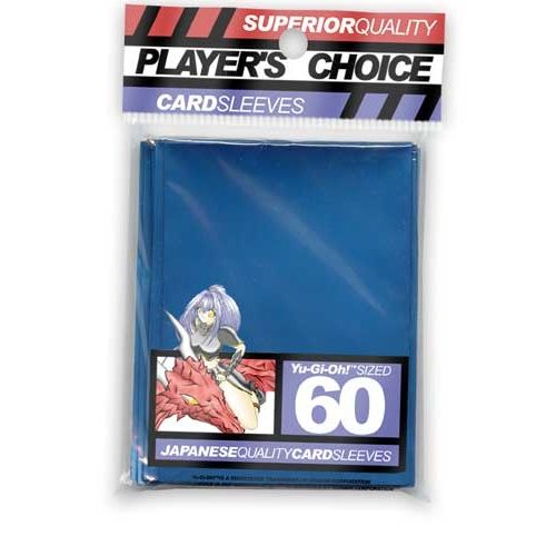 Image for Player's Choice Yu-Gi-Oh! Card Sleeves - Metallic Blue (60-Pack) - Card Sleeves
