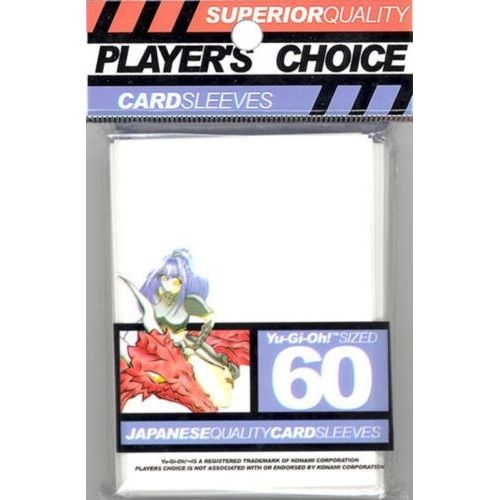 Image for Player's Choice Yu-Gi-Oh! Card Sleeves - White (60-Pack) - Card Sleeves