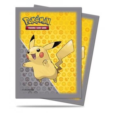 Image for Pokemon Pikachu Grey Deck Protector (65-Pack) - Card Sleeves