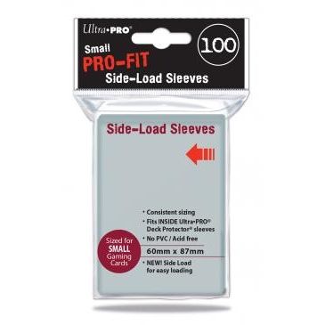 Image for PRO-Fit Small Side Load Deck Protectors (100-Pack) - Card Sleeves