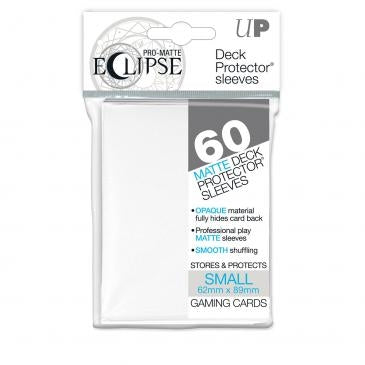 Image for PRO-Matte Eclipse Small Deck Protector Sleeves - White (60-Pack) - Card Sleeves