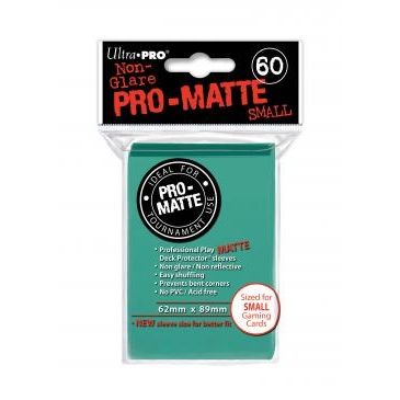 Image for Pro-Matte Small Deck Protectors - Aqua (60-Pack) - Card Sleeves