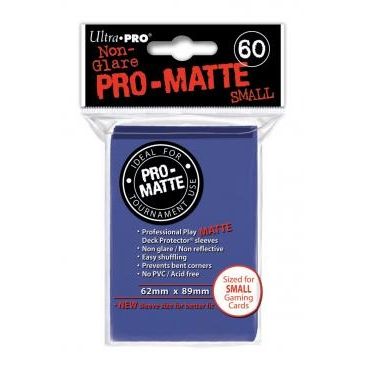 Image for Pro-Matte Small Deck Protectors - Blue (60-Pack) - Card Sleeves