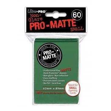 Image for Pro-Matte Small Deck Protectors - Green (60-Pack) - Card Sleeves