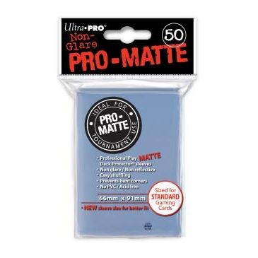 Image for PRO-Matte Standard Deck Protectors - Clear (50-Pack) - Card Sleeves