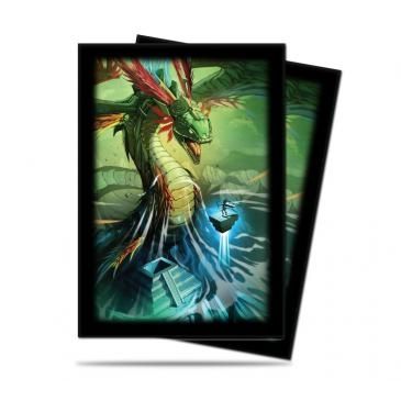 Image for Quetzalcoatl Small Size Deck Protector by Mauricio Herrera (60-Pack) - Card Sleeves