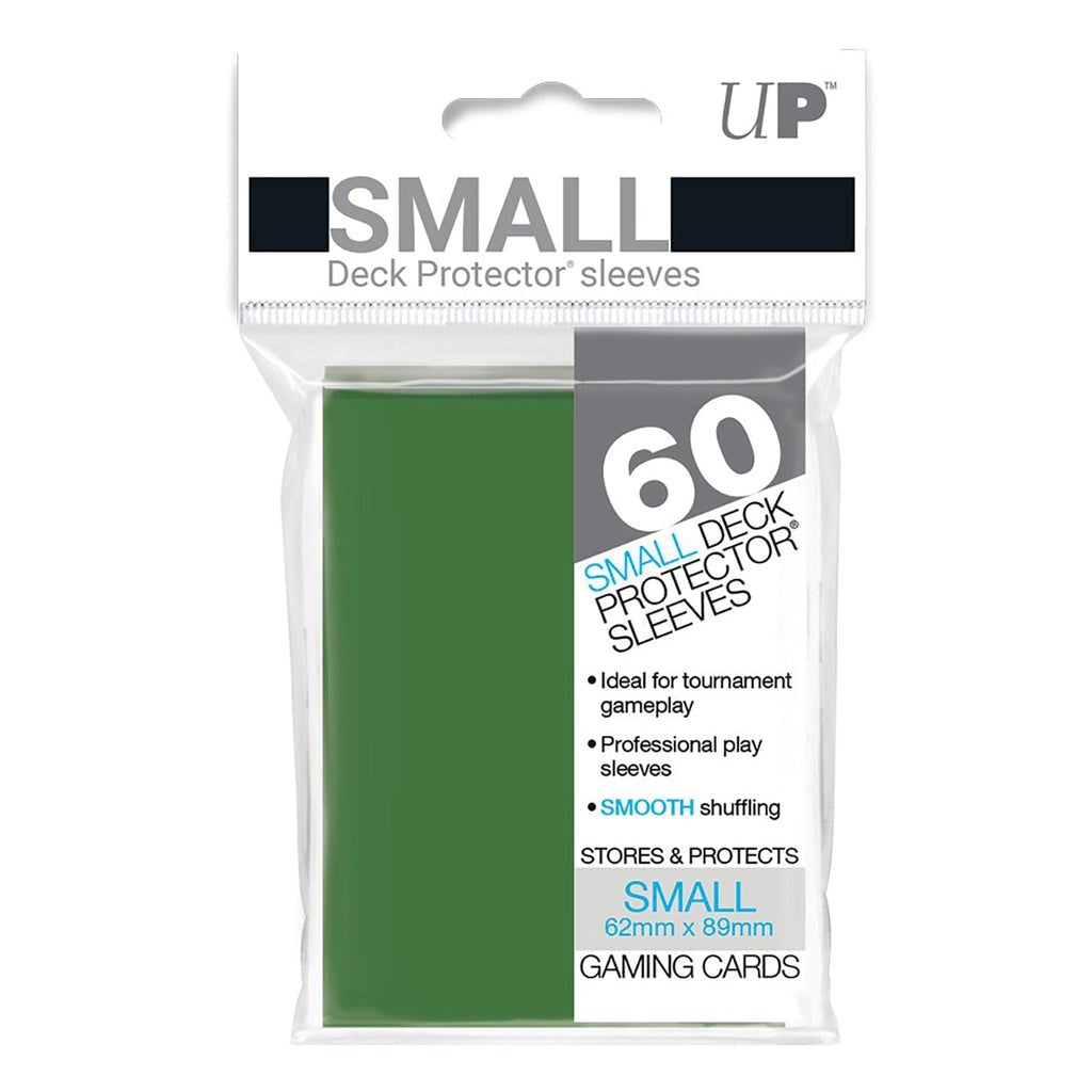 Image for Small Deck Protectors - Green (60-Pack) - Card Sleeves