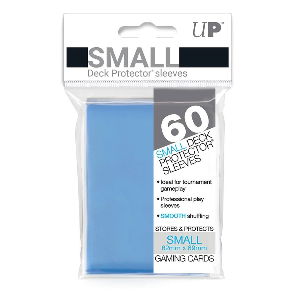 Image for Small Deck Protectors - Light Blue (60-Pack) - Card Sleeves