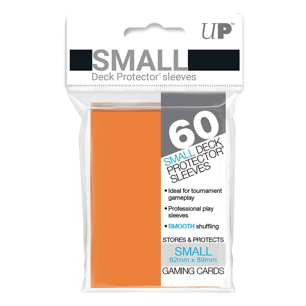 Image for Small Deck Protectors - Orange (60-Pack) - Card Sleeves