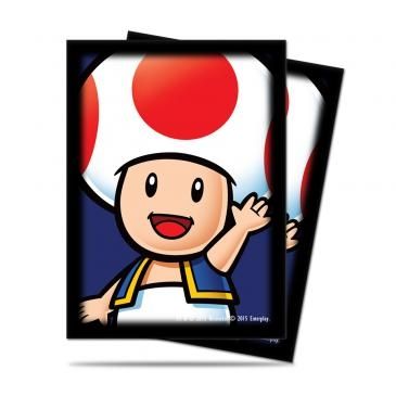 Image for Super Mario: Toad Deck Protector sleeves (65-Pack) - Card Sleeves