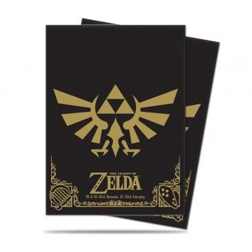 Image for The Legend of Zelda: Black & Gold Deck Protector sleeves (65-Pack) - Card Sleeves