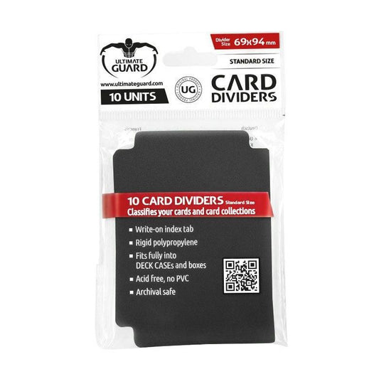 Image for Card Dividers Standard - Black (10-Pack) - Collectible Storage