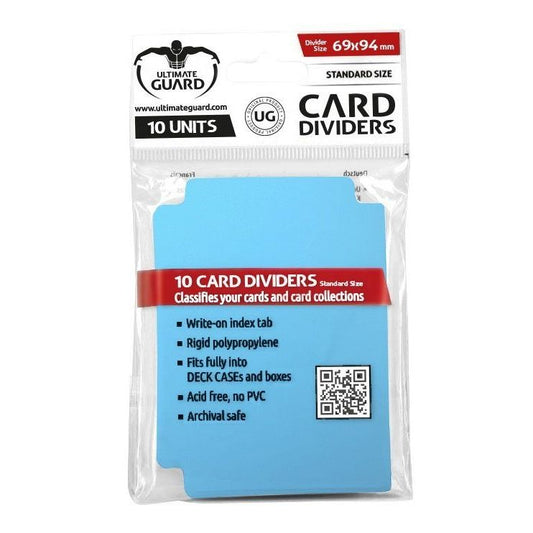 Image for Card Dividers Standard - Light Blue (10-Pack) - Collectible Storage