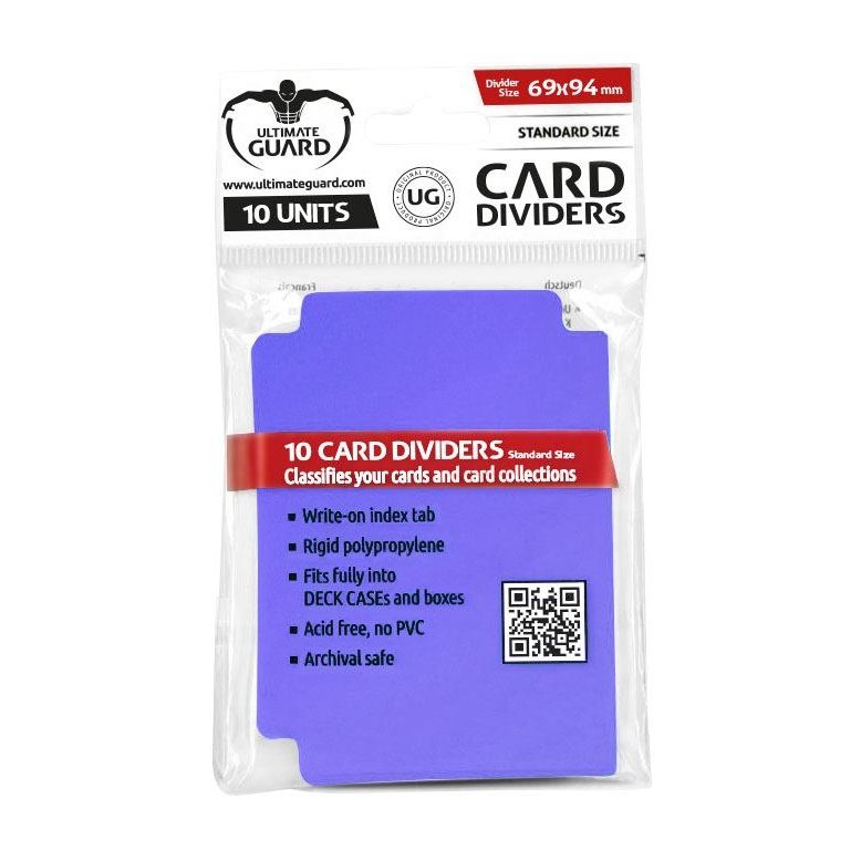 Image for Card Dividers Standard - Purple (10-Pack) - Collectible Storage