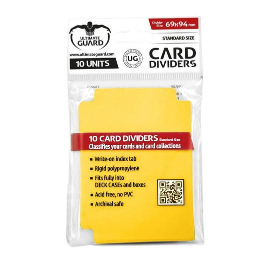 Image for Card Dividers Standard - Yellow (10-Pack) - Collectible Storage