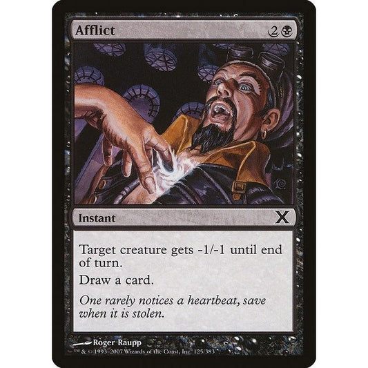 Image for Afflict (125) (10E) - Magic: The Gathering