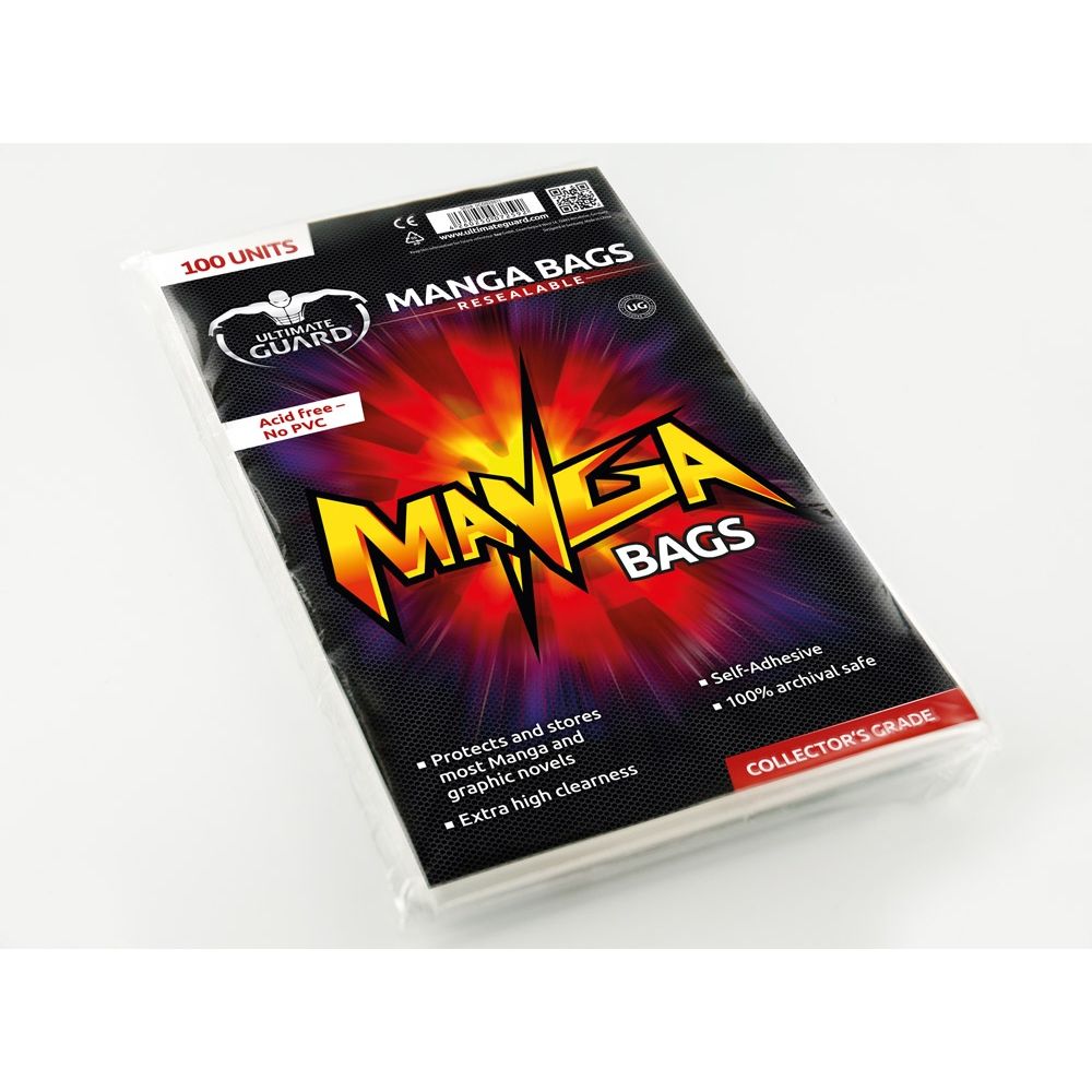 Image for Manga Bags - Resealable Regular (100-Pack) - Collectible Storage