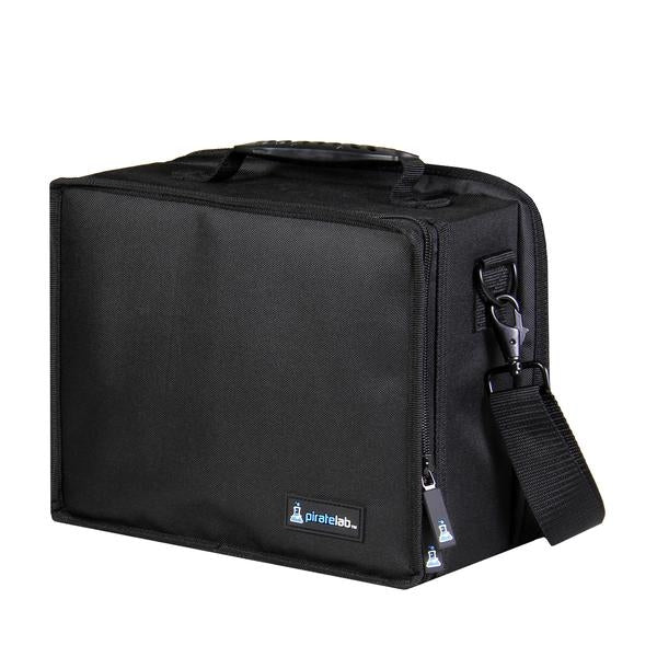 Image for Small Card Case - Black (2-Row Max Capacity Foam Tray + 6 Dividers) - Collectible Storage