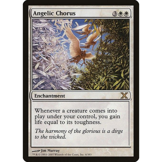 Image for Angelic Chorus (4) (10E) - Magic: The Gathering