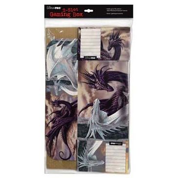 Image for Black & White Dragon Corrugated Storage Box by Ciruelo - Deck Boxes