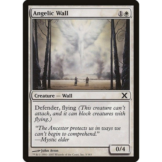 Image for Angelic Wall (5) (10E) - Magic: The Gathering