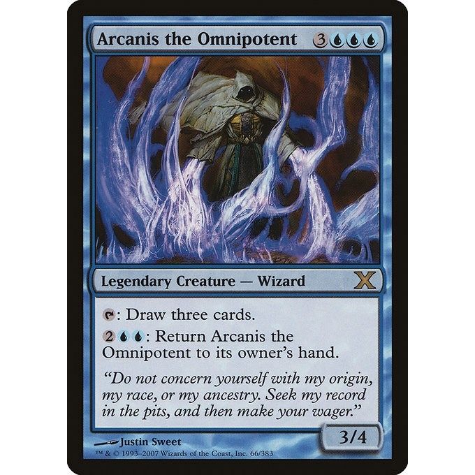 Image for Arcanis the Omnipotent (66) (10E) - Magic: The Gathering