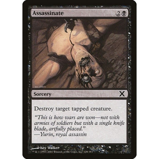 Image for Assassinate (128) (10E) - Magic: The Gathering